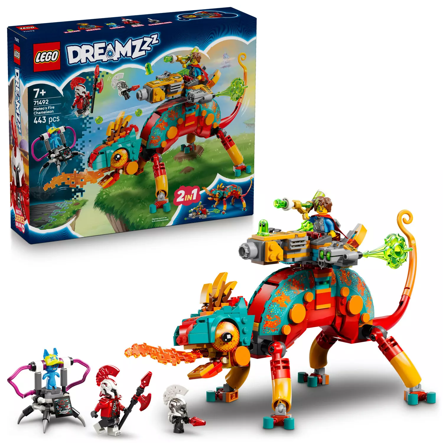 LEGO DREAMZzz™ Ognisty kameleon Mateo 71492 - Zabawki