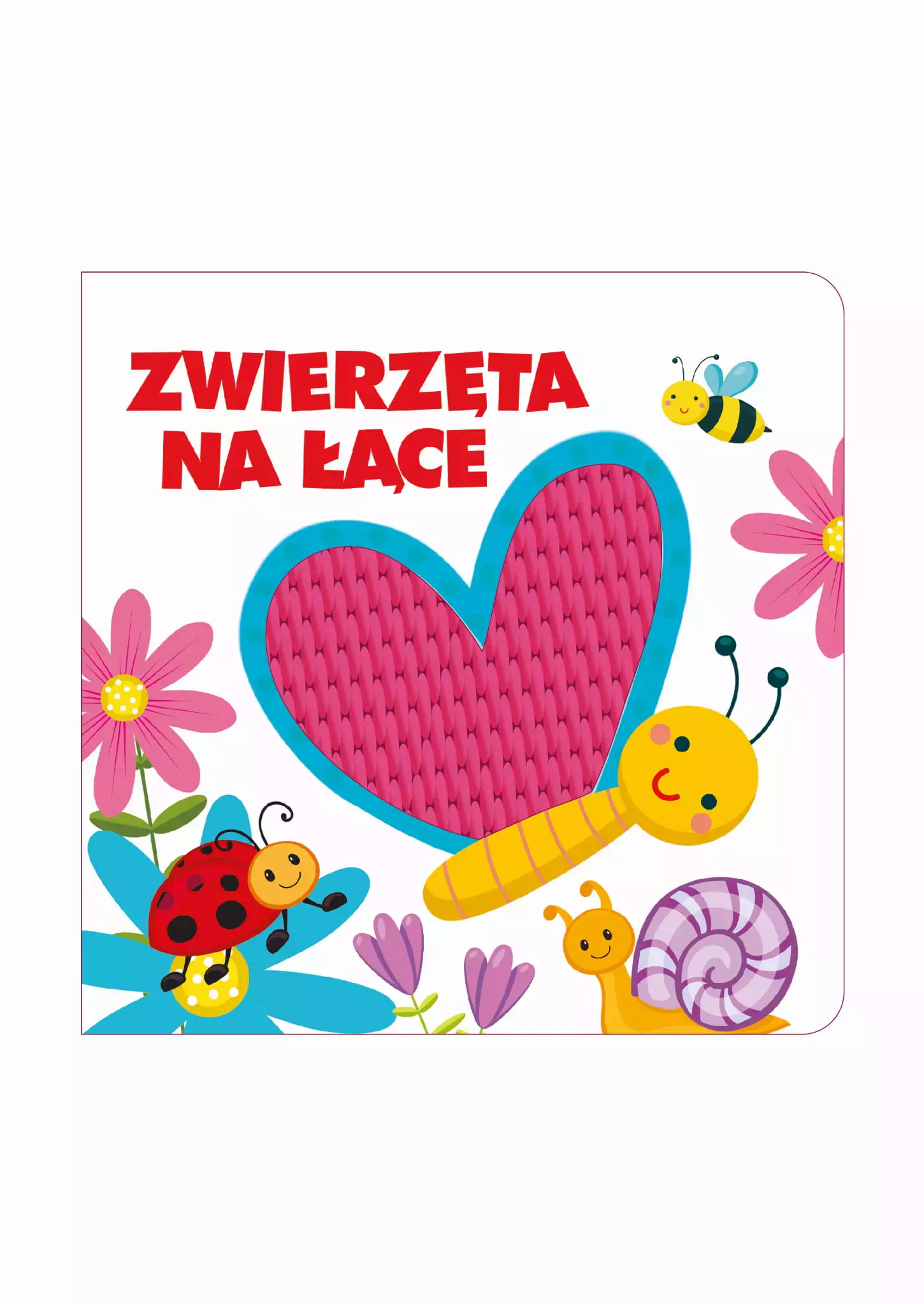 Zwierzęta na łące. Książka sensoryczna - Książki
