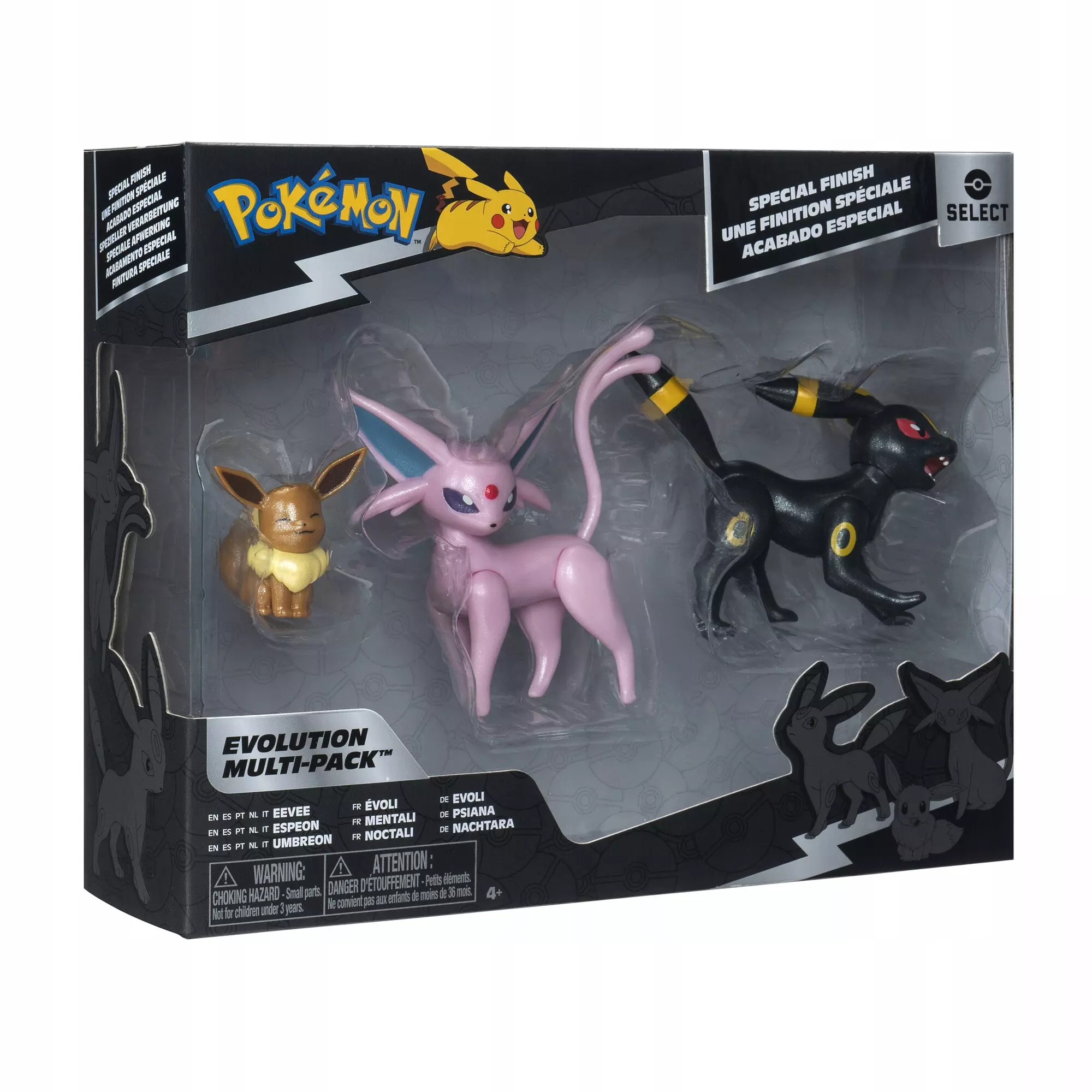 JAS POKEMON FIG 3PAK EWOLUCJA EEVEE - Zabawki