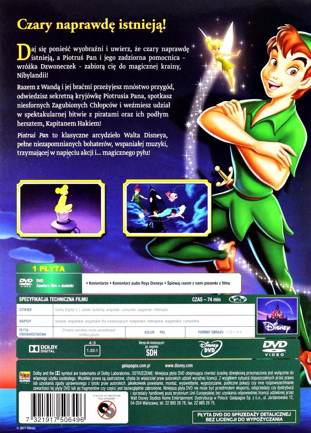 Disney Zaczarowana Kolekcja. Piotruś Pan, DVD - Filmy