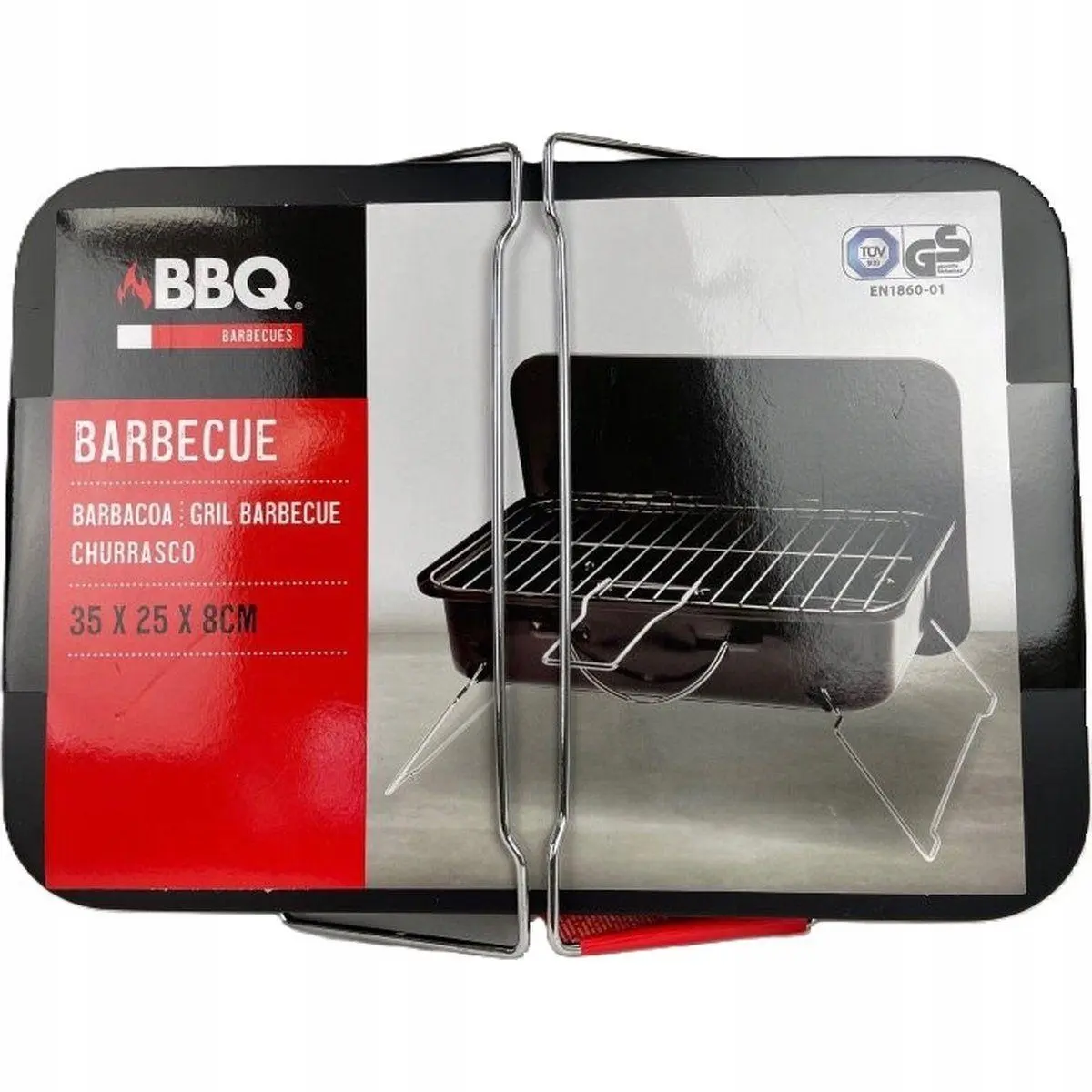 Grill Turystyczny Ranger 35x25,5CM Czarny - Elektronika i akcesoria