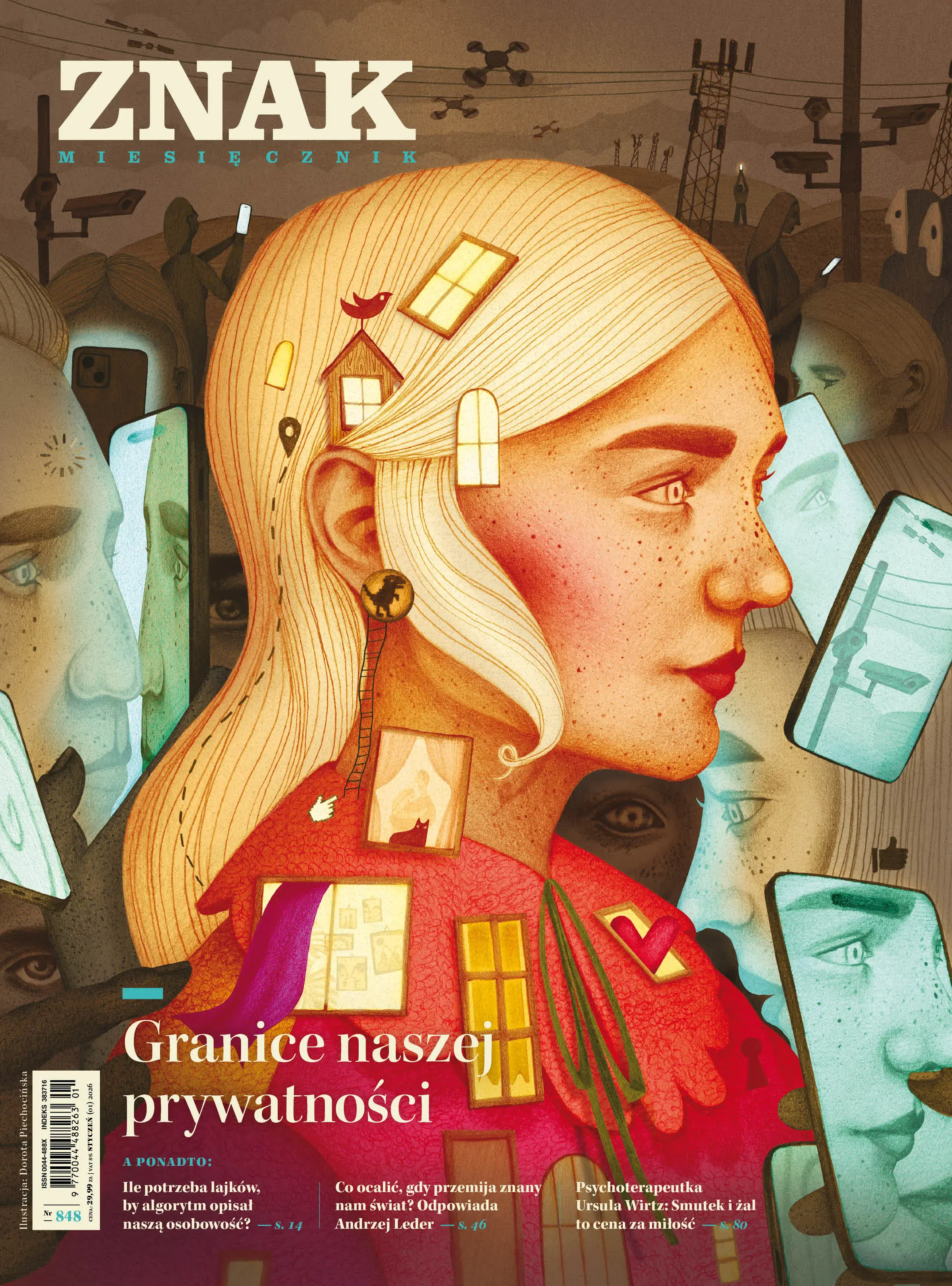 Miesięcznik Znak 848 (01/2026), Granice naszej prywatności - Książki