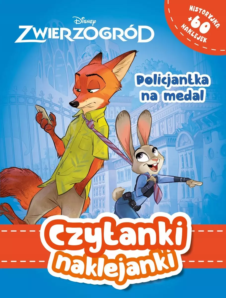 Czytanki naklejanki. Policjantka na medal. Disney Zwierzogród - Książki