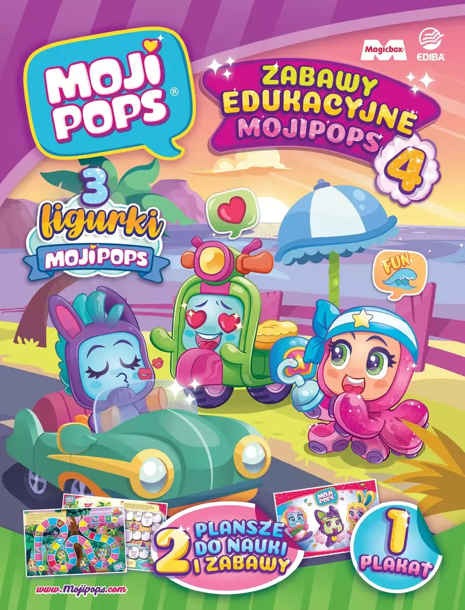MojiPops. Zabawy edukacyjne 4 - Książki