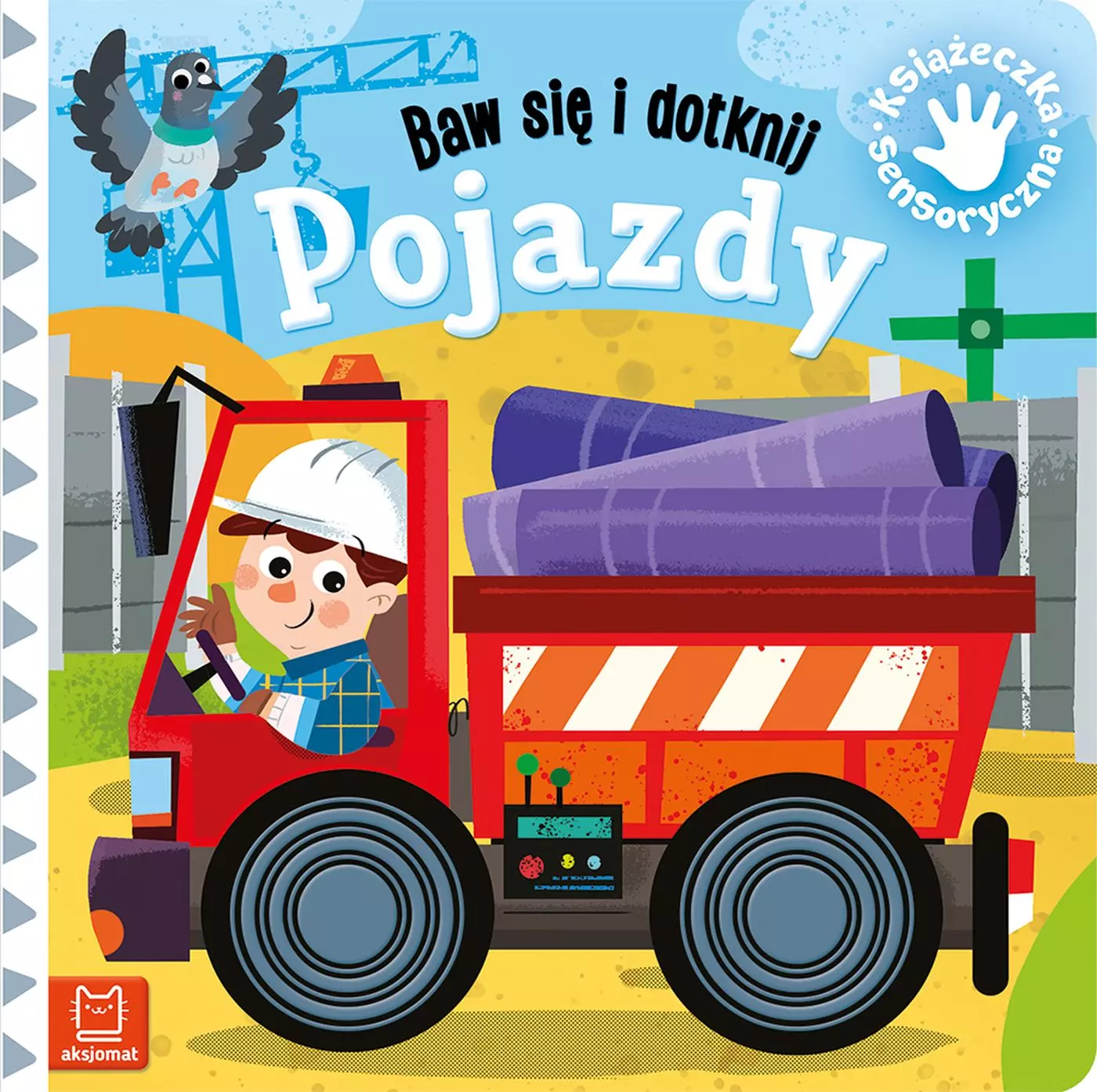 Książeczka sensoryczna. Baw się i dotknij. Pojazdy - Książki