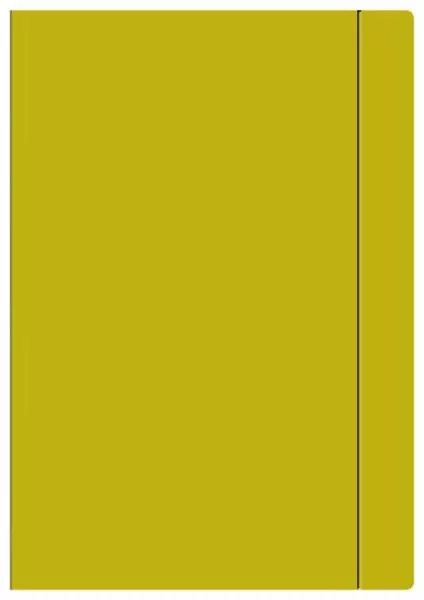 Teczka z gumką A4+ jednokolorowa żółta p10 - Papiernicze i szkolne