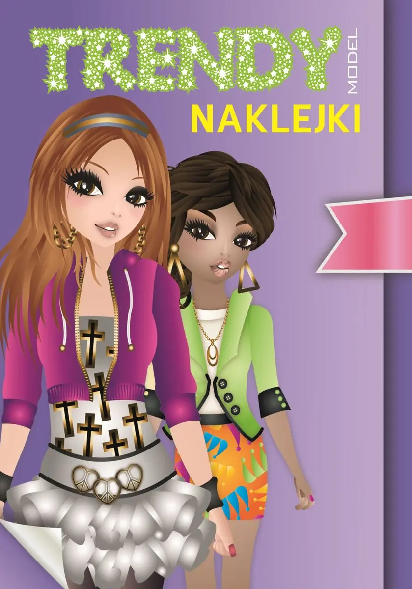 Trendy Model Naklejki Violet - Książki