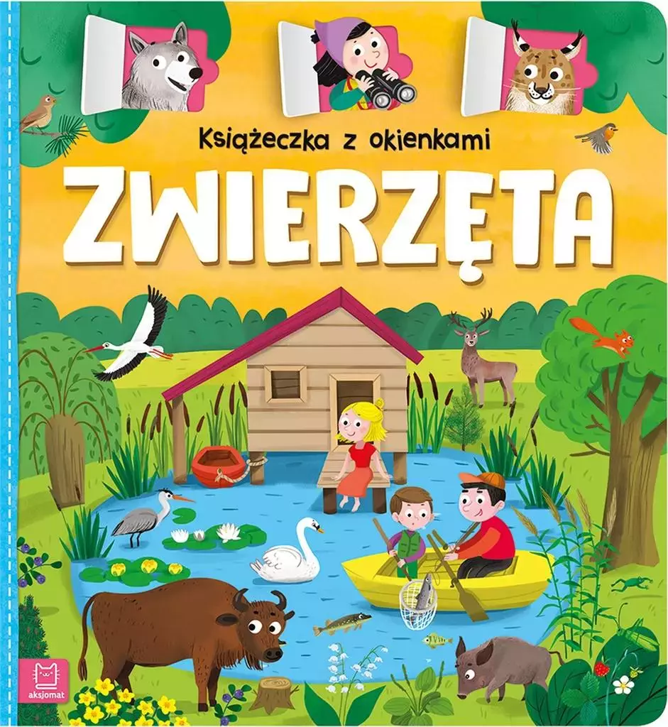 Książeczka z okienkami. Zwierzęta - Książki