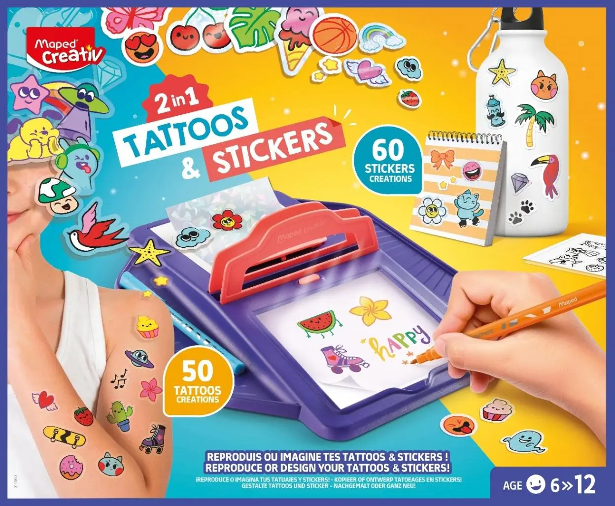 Tatoos Stickers 2w1 - Zabawki