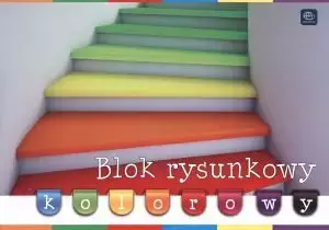 Blok rysunkowy kolorowy Interdruk A3 20 kartek, 10 szt - Książki
