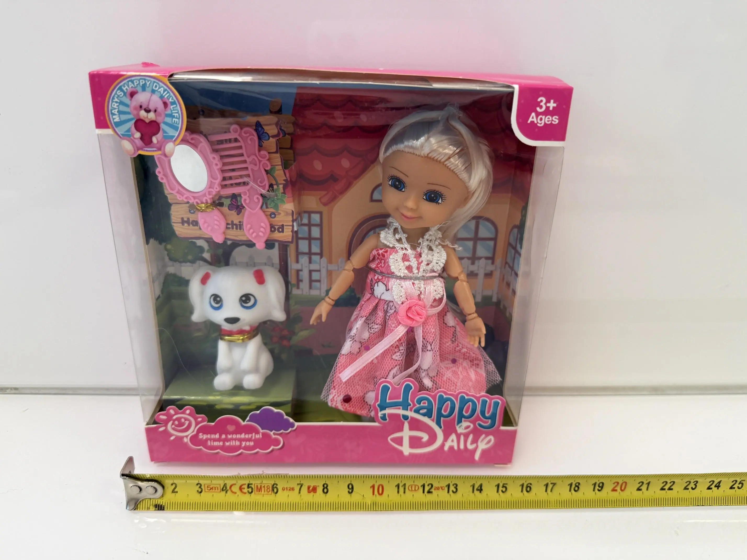 Lalka 15CM Z Pieskiem 5397 - Zabawki