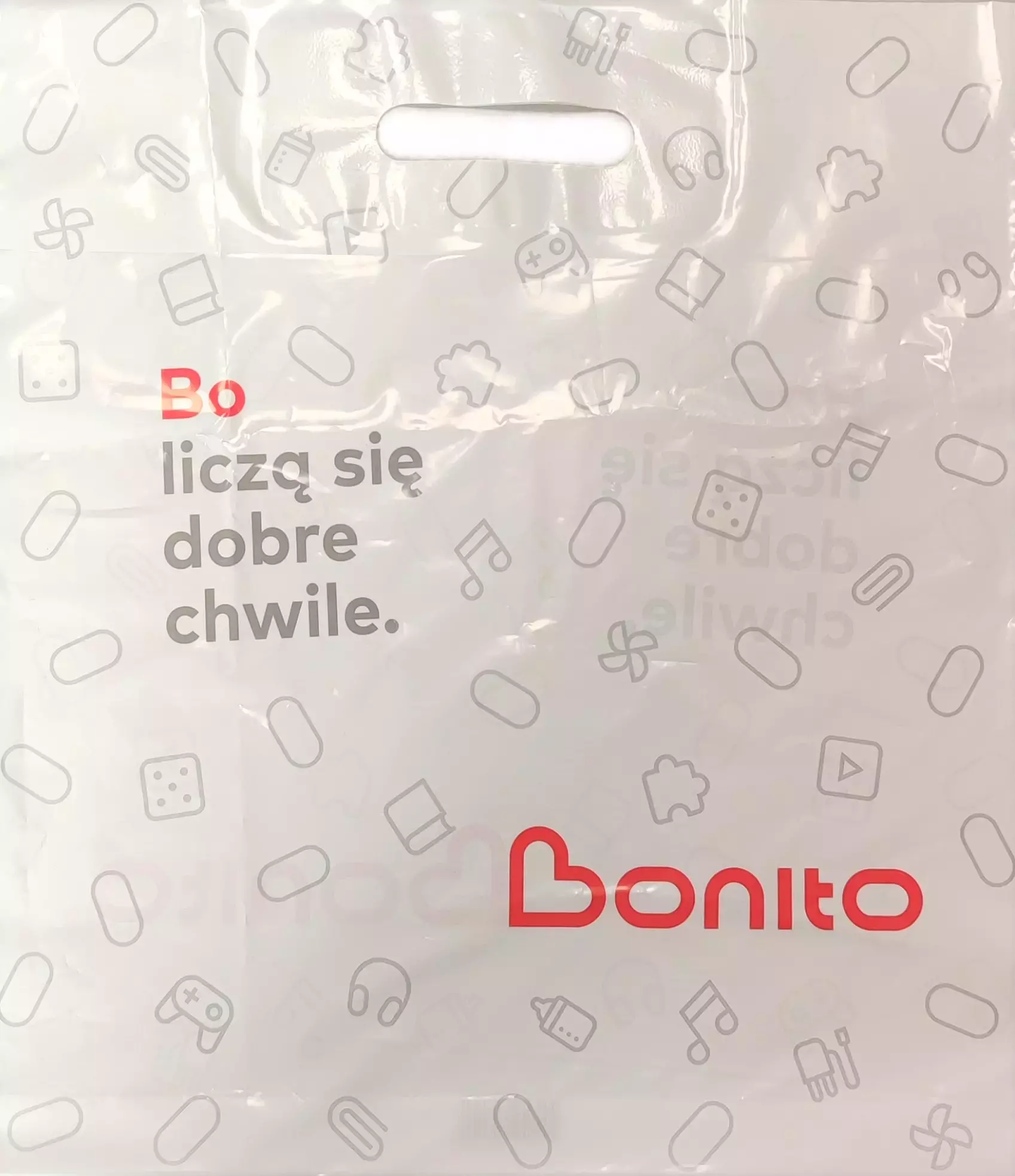 Reklamówka Bonito.pl (nowa), mała - Papiernicze i szkolne