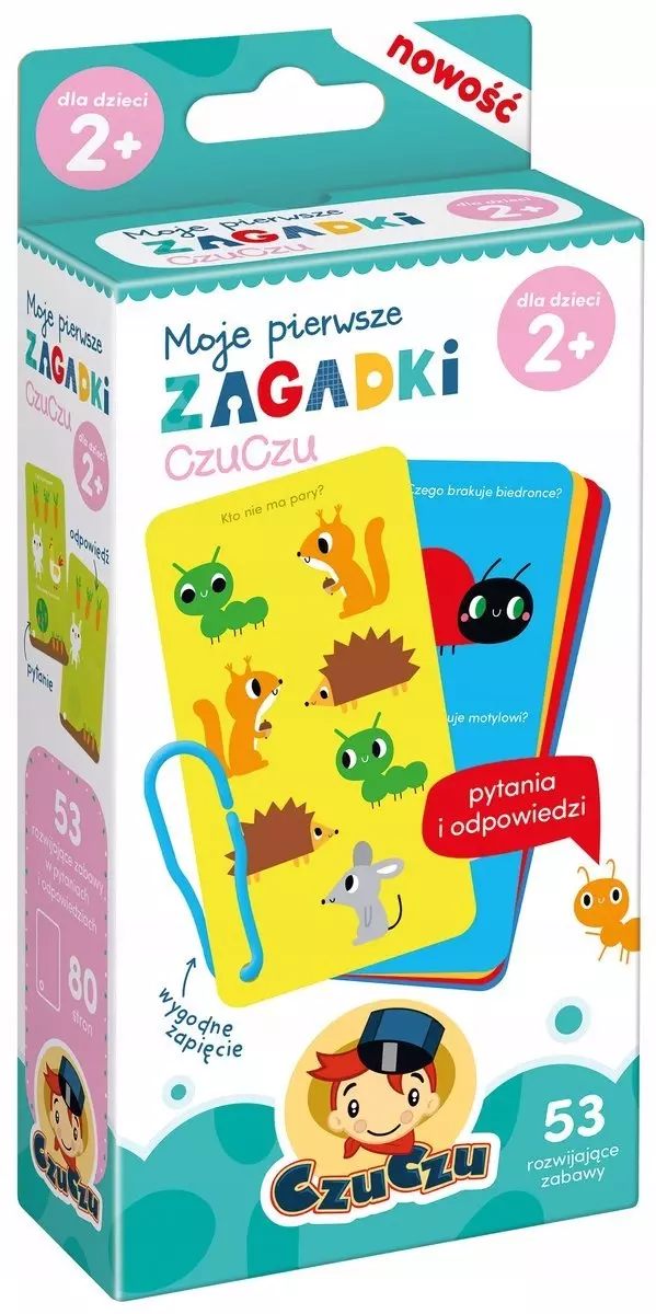 CzuCzu. Moje pierwsze zagadki 2+ - Książki