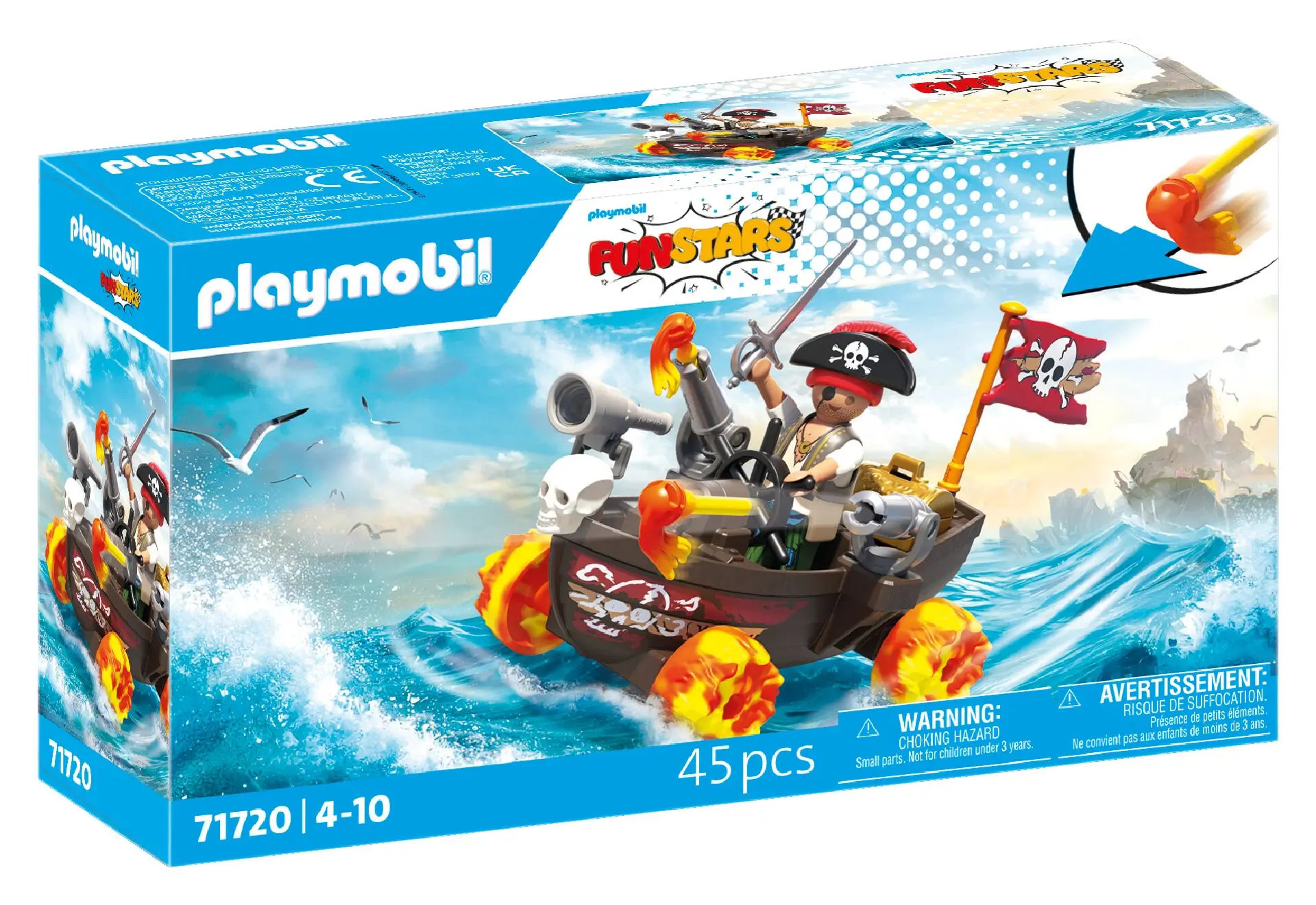 Playmobil Racing Statek Piracki 71720 - Zabawki