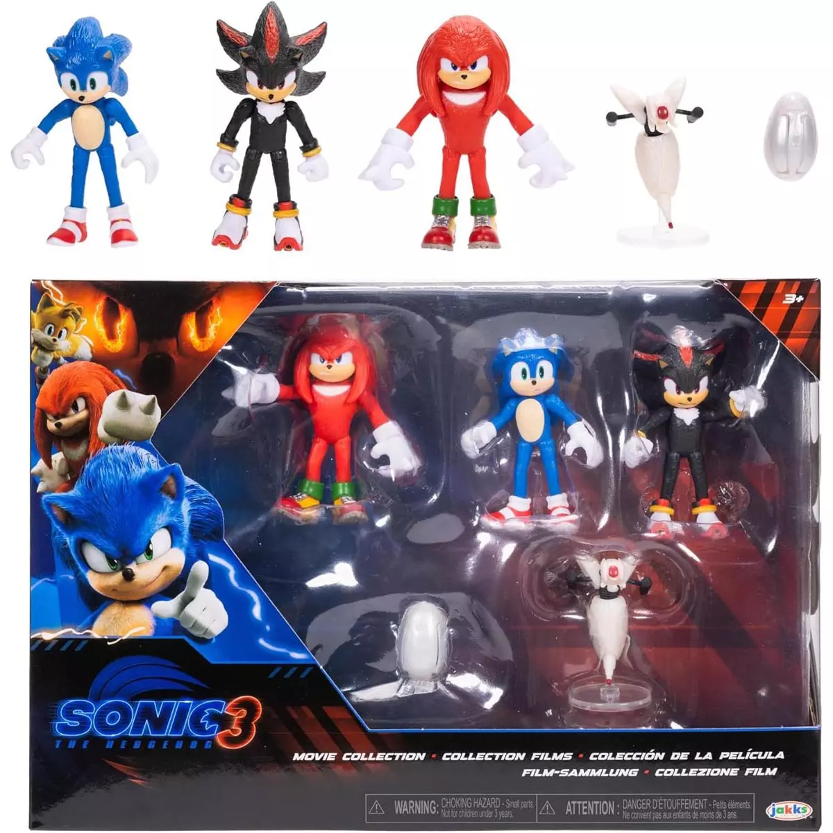 SONIC 3 Multipak, figurki, 6 cm - Jakks Pacific