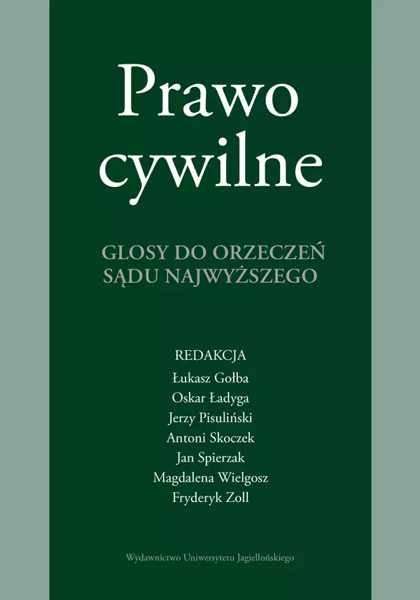 Prawo cywilne. Glosy do orzeczeń Sądu Najwyższego - Książki