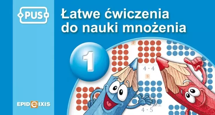 PUS. Łatwe ćwiczenia do nauki mnożenia. Część 1 - Książki