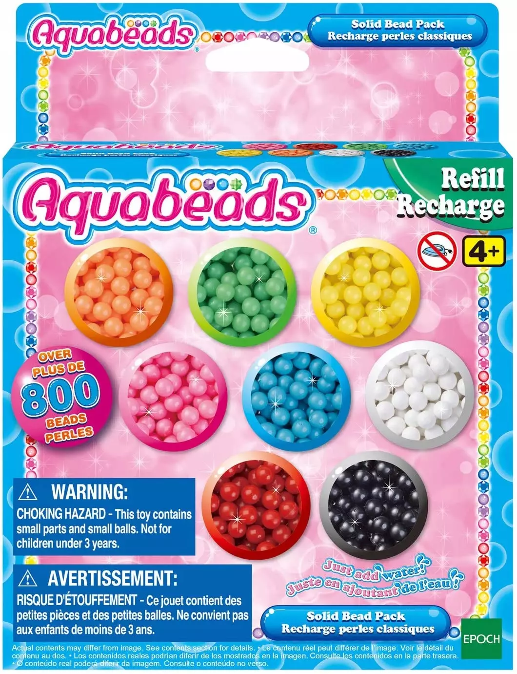Aquabeads - Koraliki podstawowe zestaw uzupełniający - Zabawki