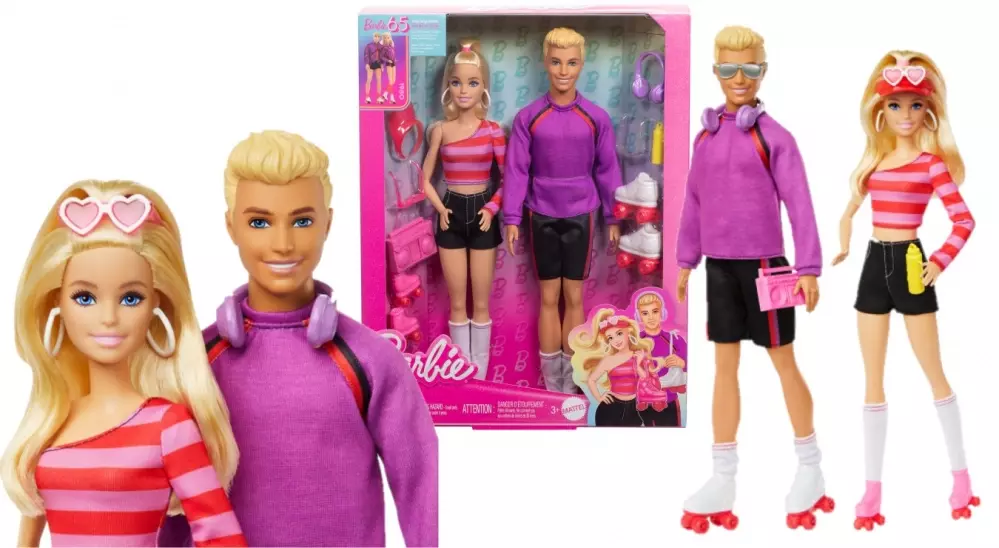 Barbie Puppe Mit Rosa Kleid - Mattel Barbie Mit Halskette & Plateauschuhen