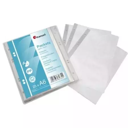 Koszulka Pp A6 Kryst 284373 Fol Op25szt - Papiernicze i szkolne