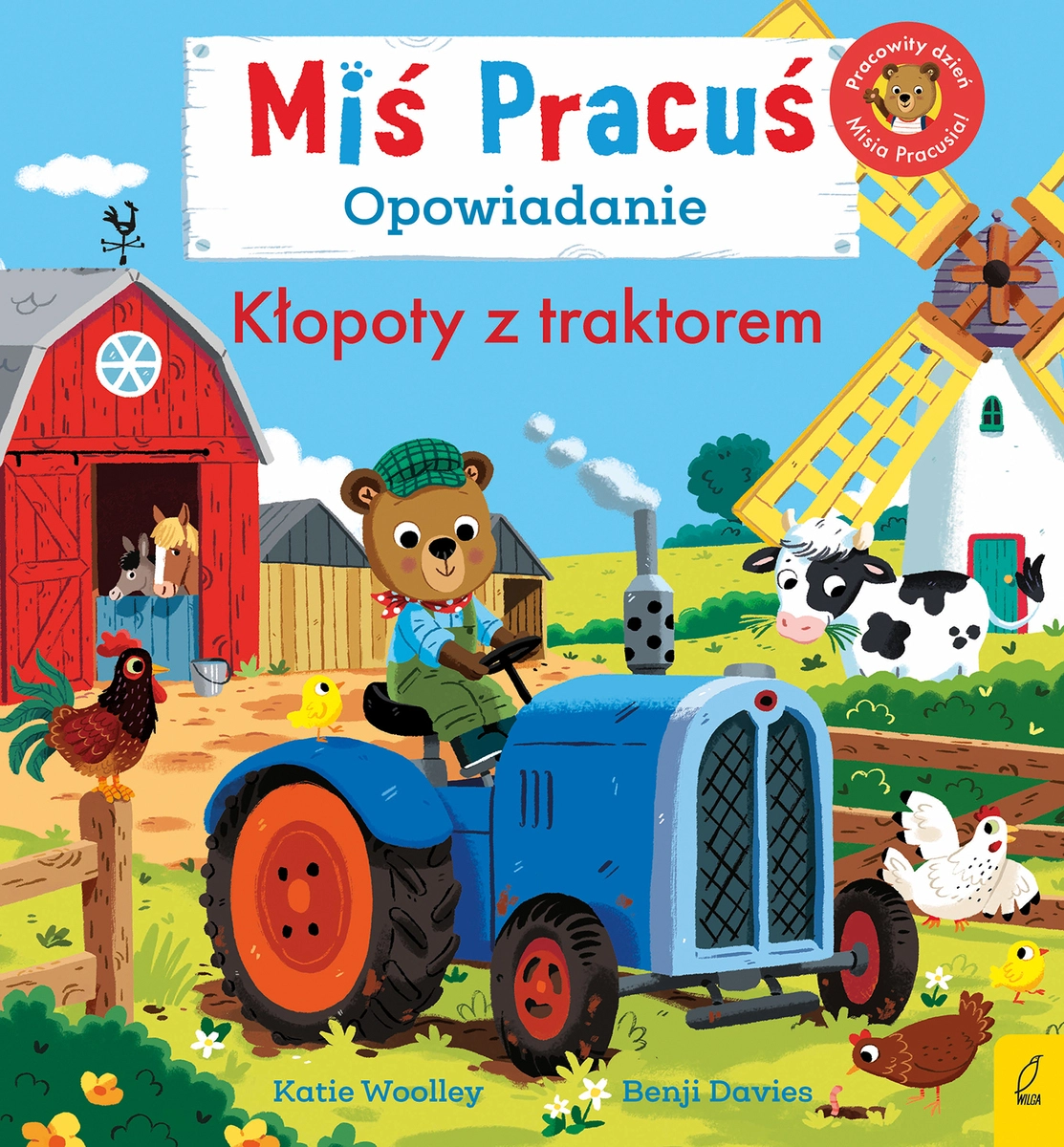 Miś Pracuś. Kłopoty z traktorem. Opowiadanie - Książki