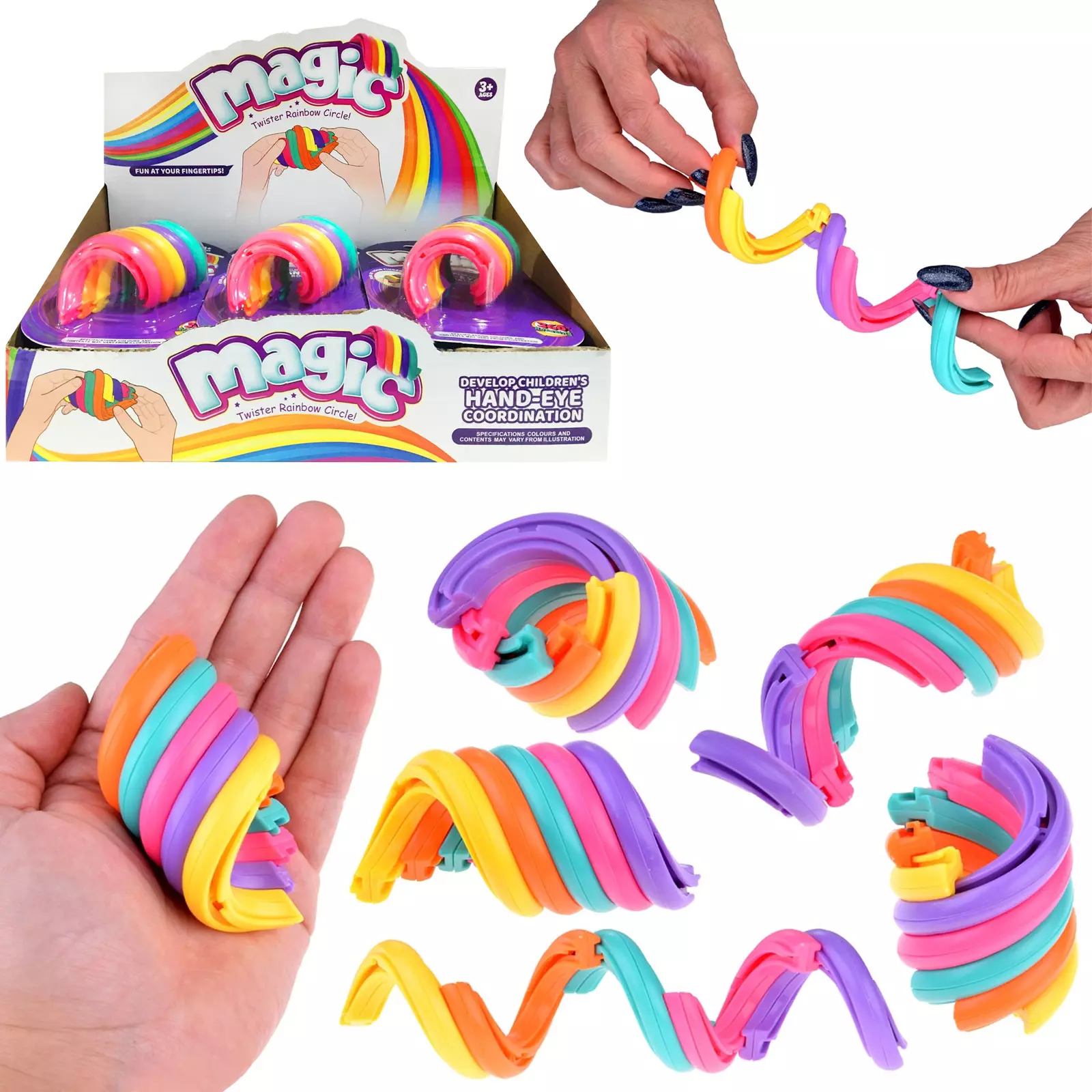 Magiczna spirala fidget - Zabawki