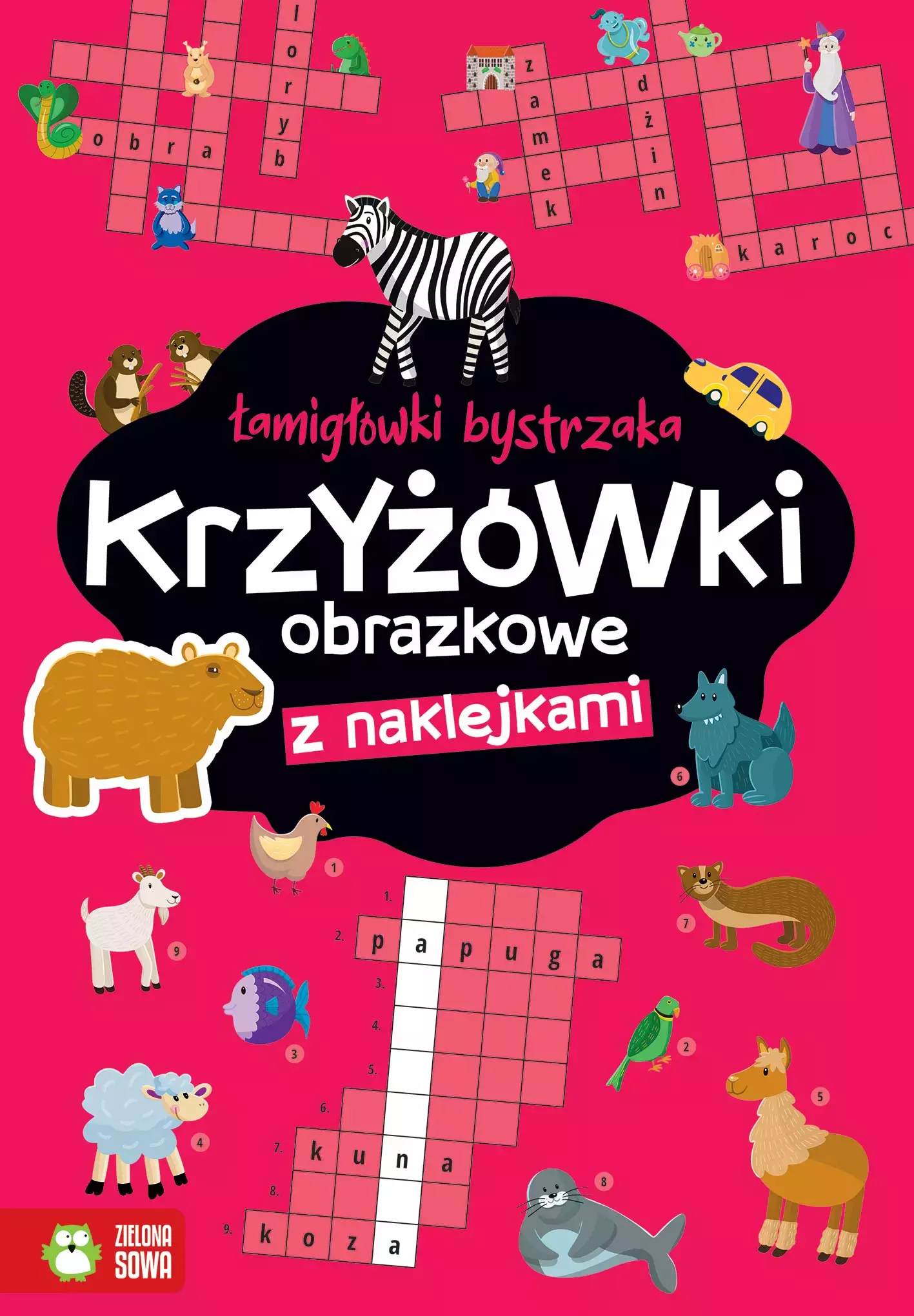 Łamigłówki bystrzaka. Krzyżówki obrazkowe - Książki