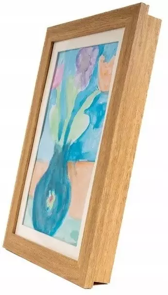 Ramka Fandy 21 x 30 cm Paint 3 jasny brąz z pojemnikiem - Papiernicze i szkolne