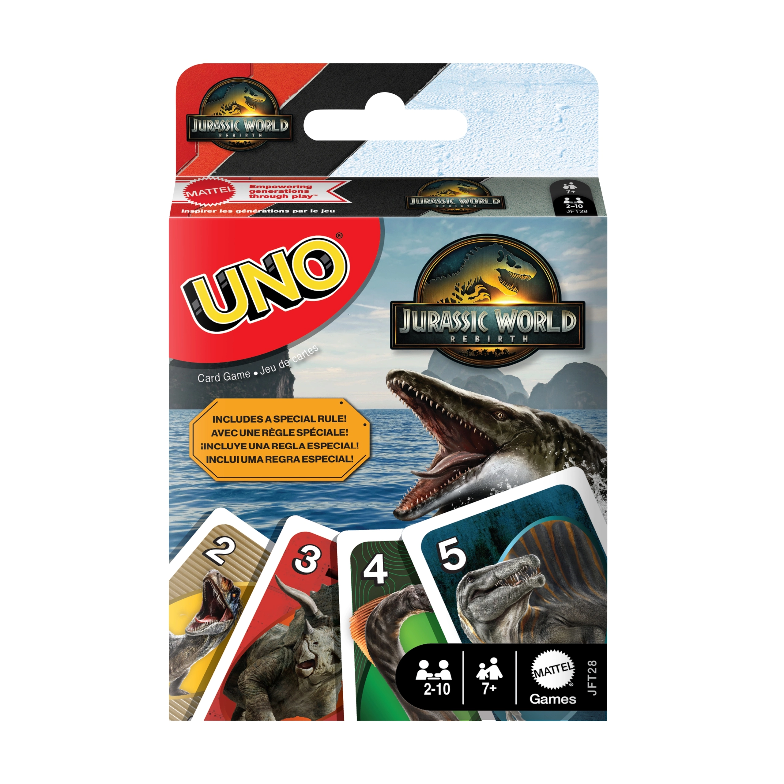 Gra planszowa UNO Jurassic World - Gry