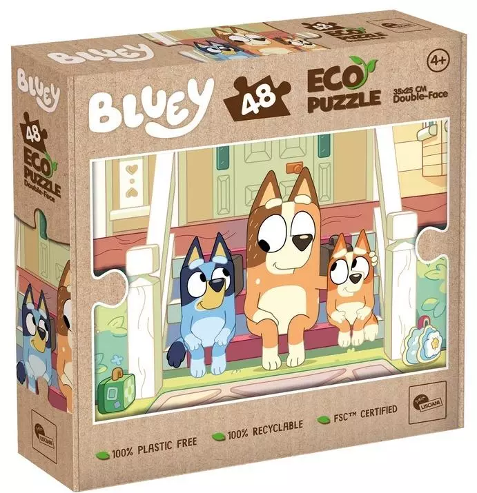 Puzzle 48 Bluey Eko dwustronne - Lisciani