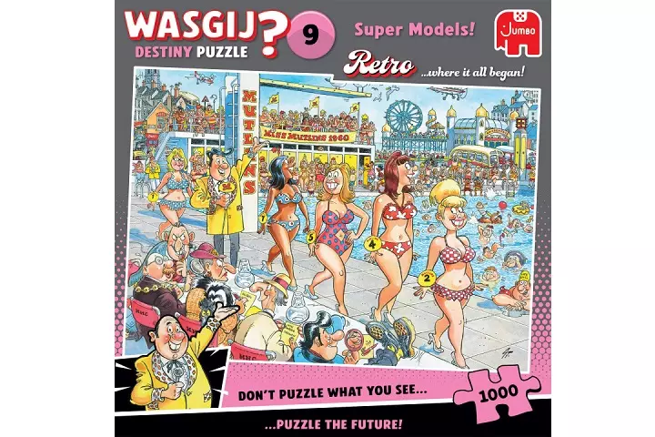 Puzzle 1000 elementów. Wasgij. Retro. Modelki - Puzzle