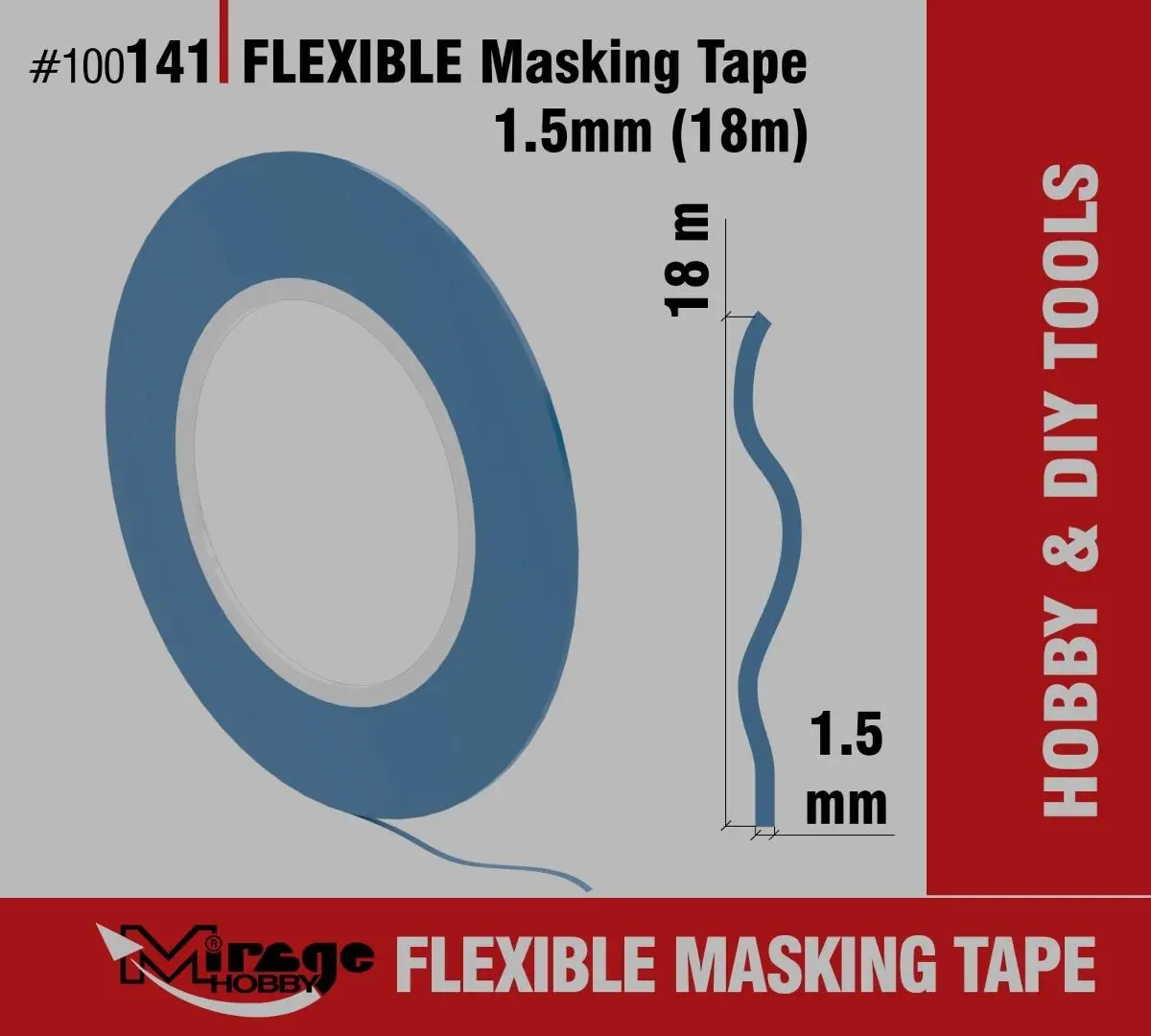 Elastyczna modelarska taśma maskująca 18m - Papiernicze i szkolne