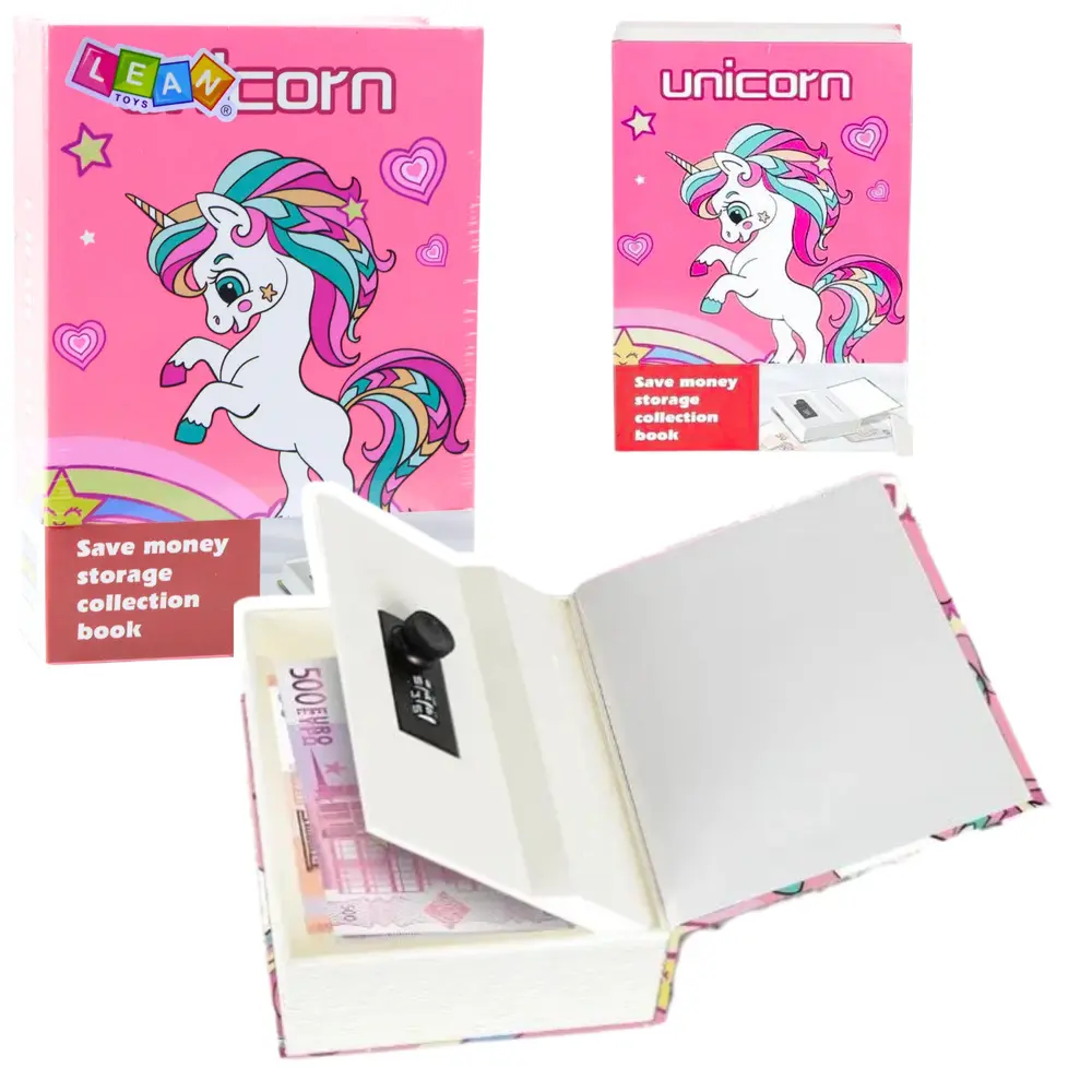 Ukryta skarbonka, jednorożec - Papiernicze i szkolne
