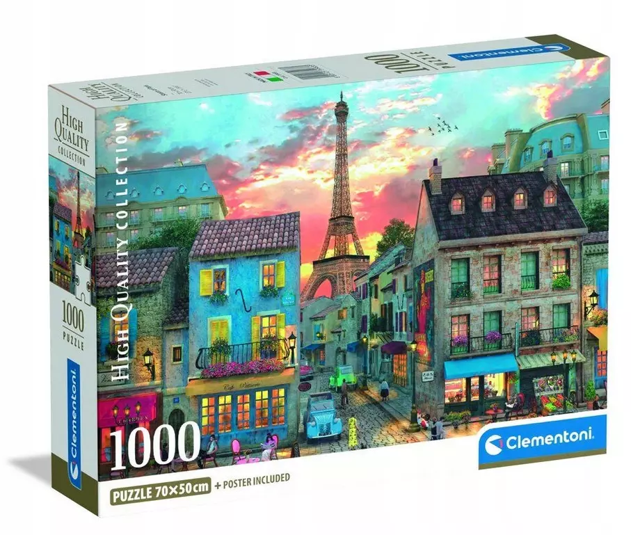 CLE puzzle 1000 Compact HimejiStreetsOfParis 39983
