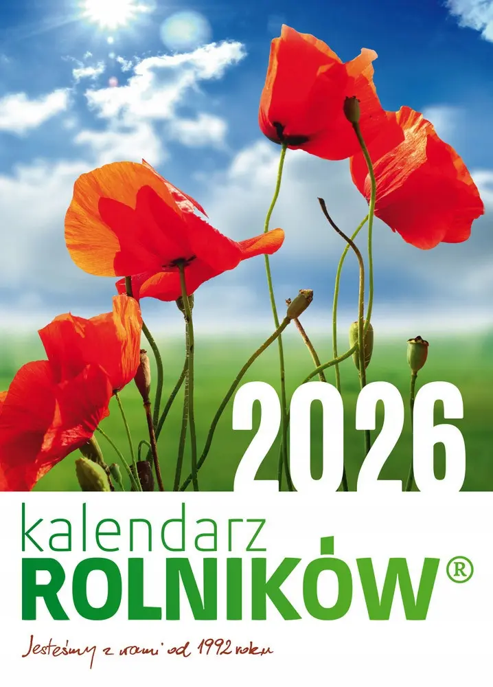 Kalendarz książkowy 2026 A4 Wydawnictwo Duszpasterstwa Rolników wielokolorowy - Książki