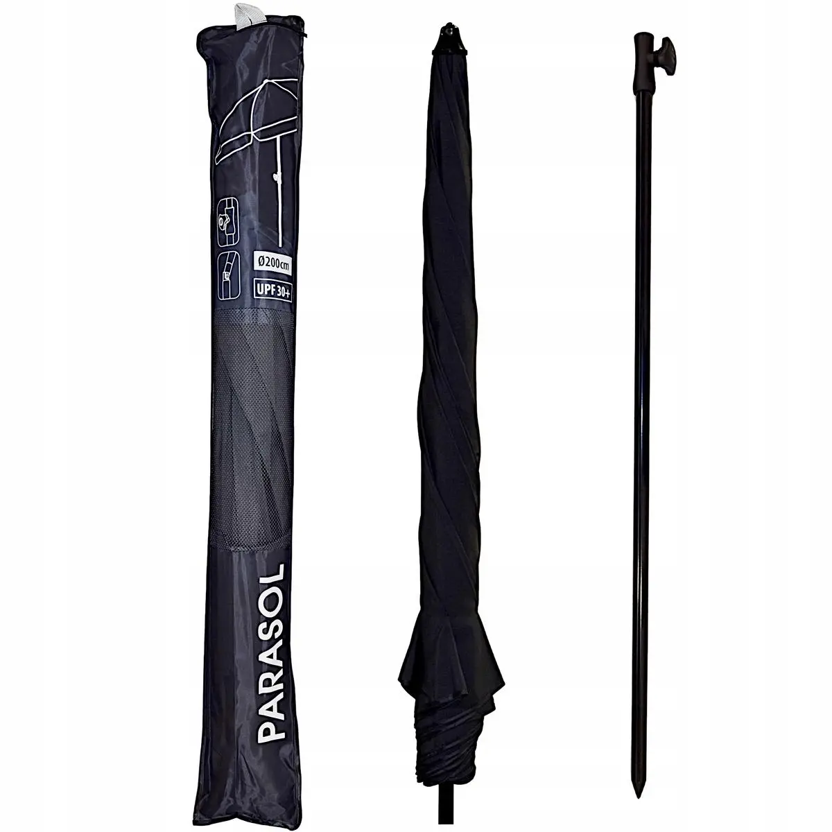 Parasol Ogrodowy 185CM Antracyt - Elektronika i akcesoria
