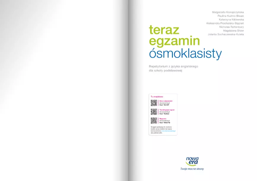Teraz egzamin ósmoklasisty. Język angielski. Repetytorium. Egzaminy od 2025 r. - Książki
