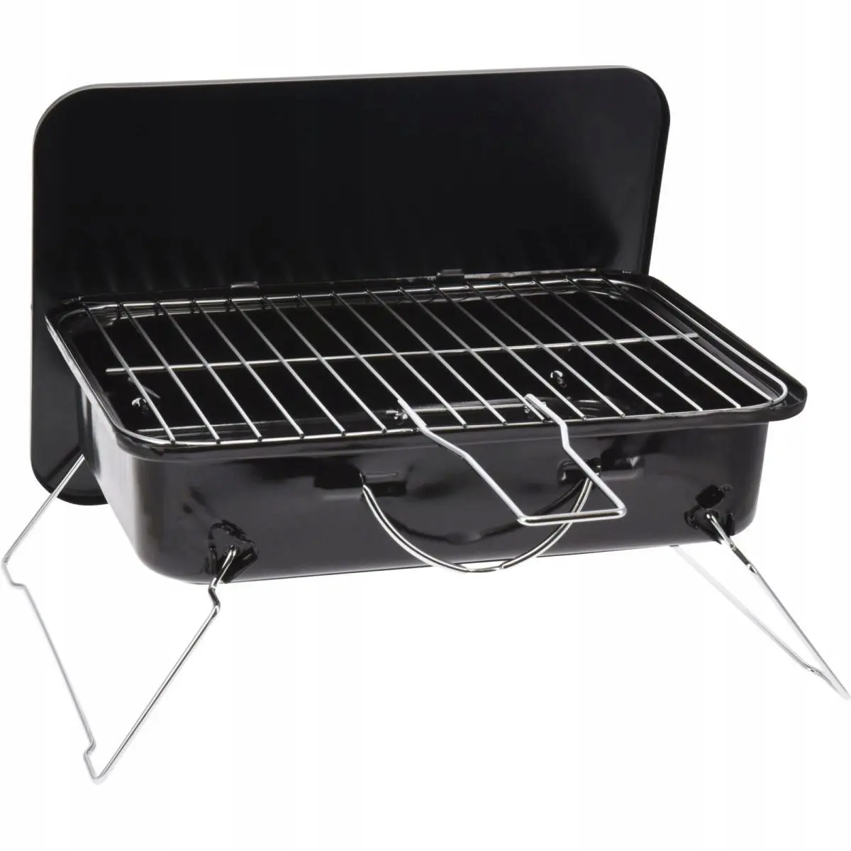 Grill Turystyczny Ranger 35x25,5CM Czarny - Elektronika i akcesoria