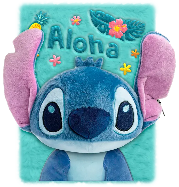Pamiętnik pluszowy A5 3D Stitch ST00117 - Papiernicze i szkolne