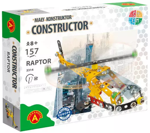 Mały Konstruktor. Raptor (157 elementów)