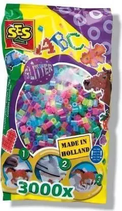 Koraliki do prasowanek, neonowe