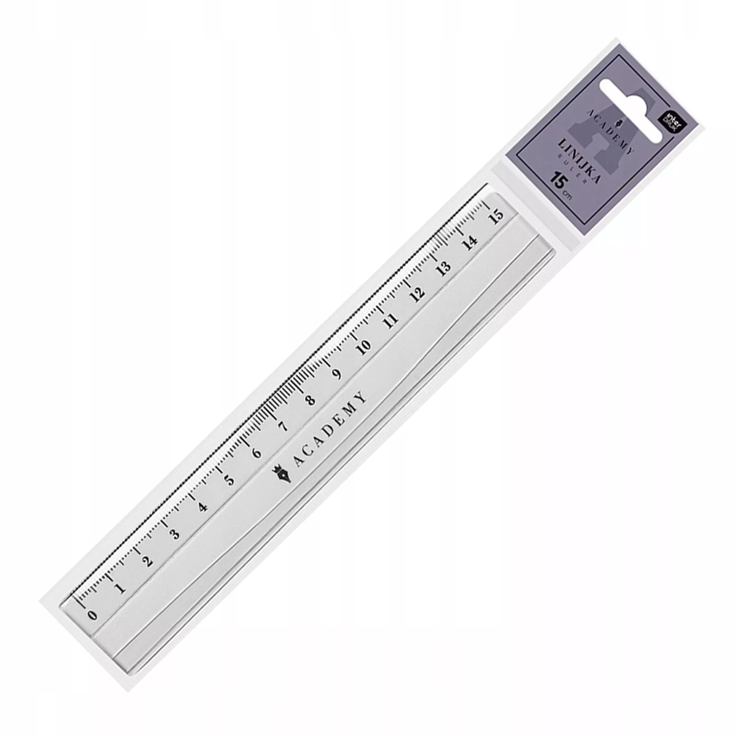 Linijka 15cm Academy Int Pbh - Papiernicze i szkolne