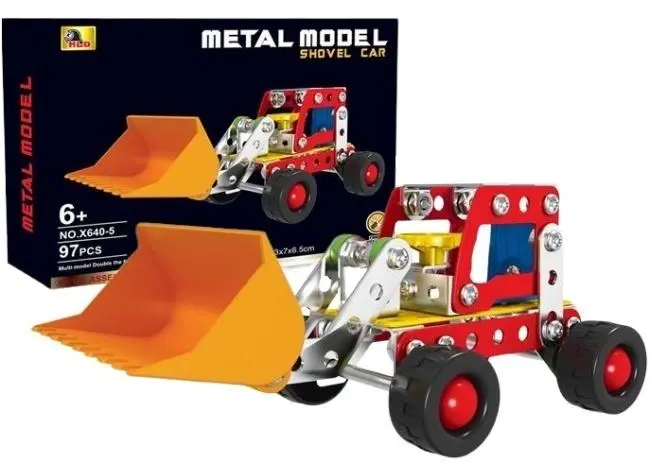 Klocki konstruktor metal 95el - Zabawki