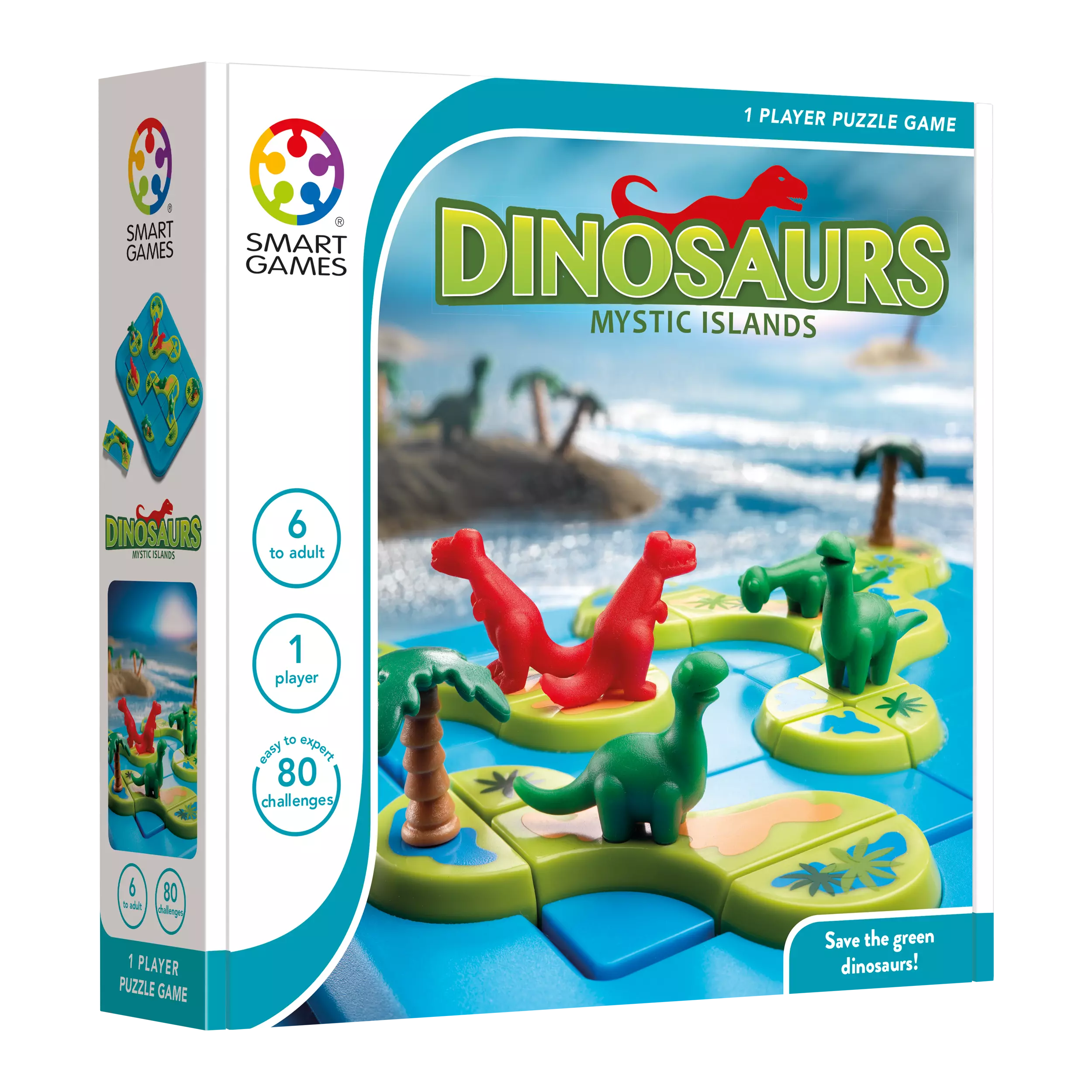 Smart Games. Dinosaurs. Mystic Island (wersja angielska) - Gry