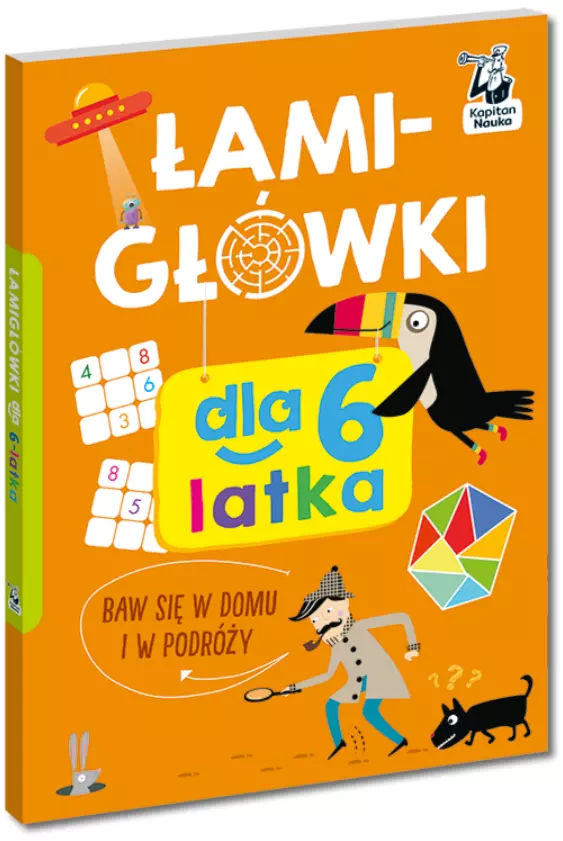 Łamigłówki dla 6-latka - Książki
