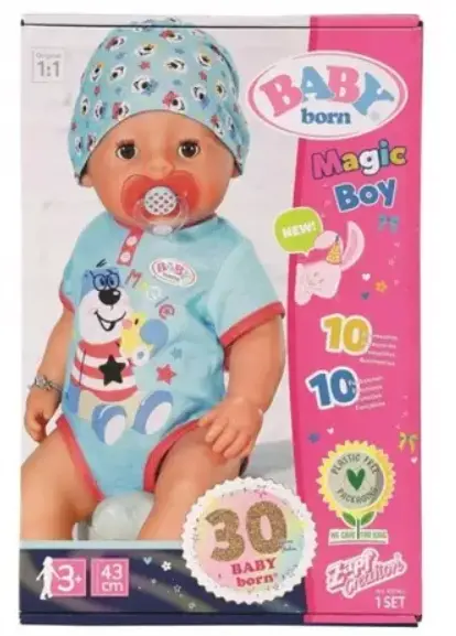 Baby Born. Magiczna lalka, 43 cm - Zabawki
