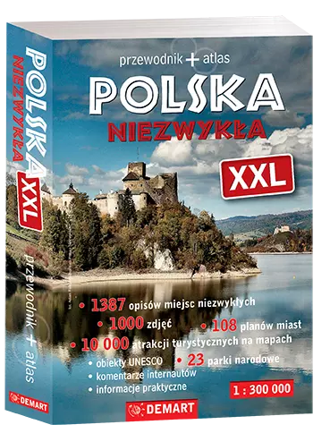 Polska niezwykła XXL. Przewodnik + atlas - Książki