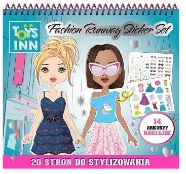 Fashion runaway sticker set STnux - Papiernicze i szkolne