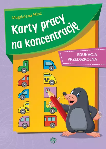 Karty pracy na koncentrację edukacja przedszkolna - Książki