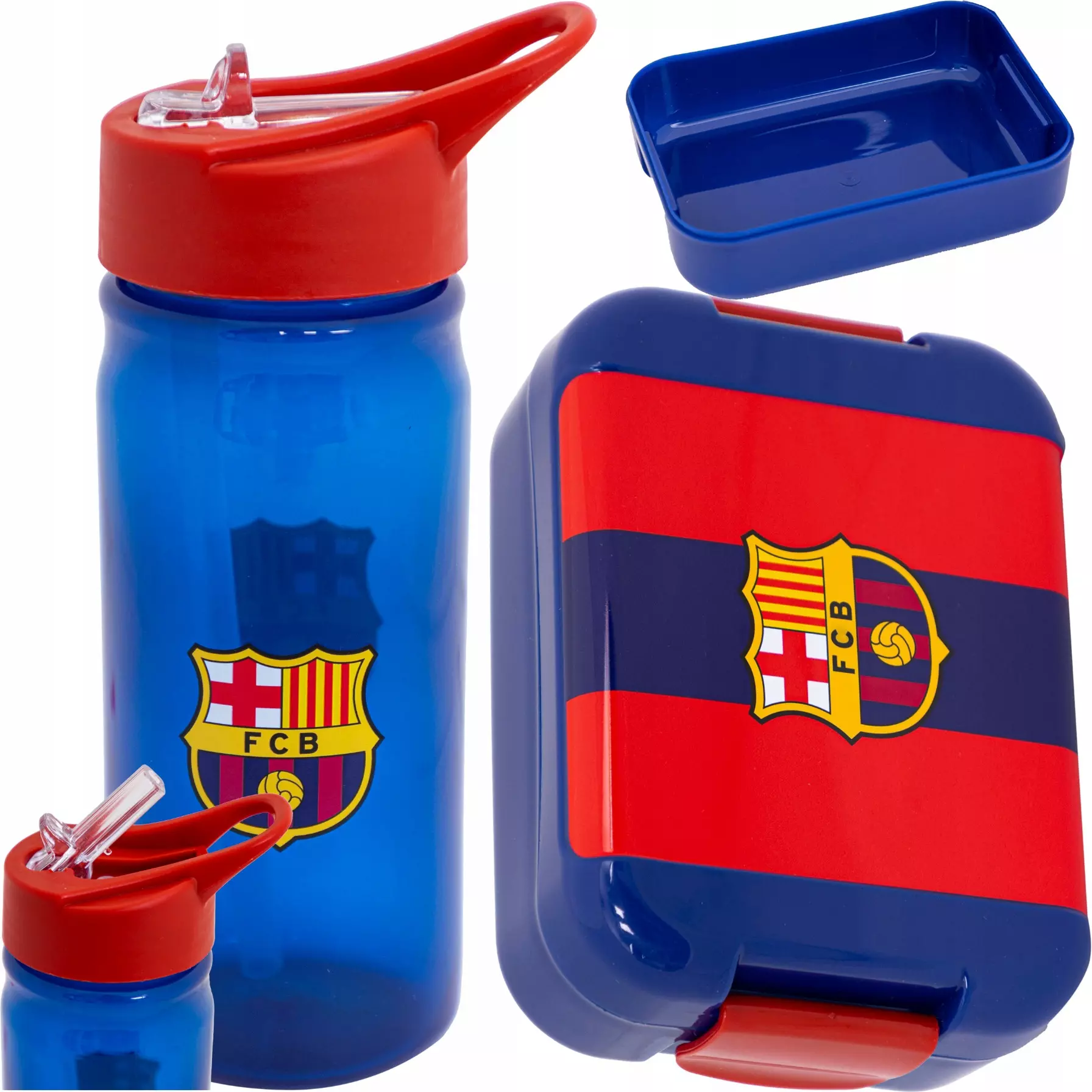 FC BARCELONA ŚNIADANIÓWKA POJEMNIK NA ŻYWNOŚĆ LUNCH BOX 450 ml BARCA - Papiernicze i szkolne